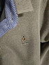 皮爾卡丹（pierre cardin）高檔襯衫翻領(lǐng)男士保暖內衣中年打底長(cháng)袖t恤POLO衫加絨衛衣針織衫 燕麥色 加絨 XL 110-130斤 曬單實(shí)拍圖