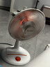 奧克斯（AUX）家用小太陽(yáng)取暖器電暖器家用電暖氣桌面烤火爐取暖氣電電熱器取暖爐加熱器炭纖旋鈕控制 【升級加大款】900W直徑500MM 曬單實(shí)拍圖