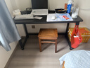 全品屋碳纖維弓形桌電腦桌臺式家用電競桌臥室桌子書(shū)桌學(xué)生學(xué)習桌辦公桌 曬單實(shí)拍圖