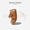 小羊沃利woollykids小羊沃利春真皮男女童鞋寶寶可愛(ài)動(dòng)物風(fēng)透氣防滑學(xué)步鞋 黑鼻狗棕 21 碼內長(cháng)14.0cm適合腳長(cháng)13.5 -13.9cm 曬單實(shí)拍圖