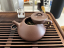 砂本源60目老紫泥子冶石瓢 精工半手宜興原礦紫砂壺茶具泡茶壺 光素 150ml 曬單實(shí)拍圖