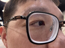 Taro 處變不驚 9.8克日本超輕純鈦男潮商務(wù)窄框高度數近視方眼鏡框架 黑槍色 不配鏡片 曬單實(shí)拍圖
