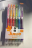 百樂(lè )（PILOT）JUICE果汁筆彩色中性筆0.38簽字筆按動(dòng)水筆文具套裝手賬高顏值 6色套裝LJU-60UF-6C 曬單實(shí)拍圖