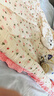 新款嬰兒床褥新生豆豆絨小褥棉床墊可水洗寶寶幼兒園午睡墊褥 雞蛋云朵【花邊兩用褥墊+枕墊】 曬單實(shí)拍圖