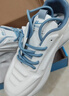回力（Warrior）官方男鞋夏季中幫休閑跑步鞋舒適老爹鞋子男士運動(dòng)鞋男白深藍42 曬單實(shí)拍圖