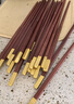 王麻子筷子家用高檔紅檀木 進(jìn)口食品接觸級木質(zhì)抗菌防霉無(wú)漆無(wú)蠟 10雙 曬單實(shí)拍圖