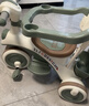 貝趣兒童三輪車(chē)1-3歲腳踏車(chē)寶寶遛娃神器嬰兒推車(chē)溜溜車(chē)三合一手推車(chē) 【安全護欄+靠背+轉向手推桿】 綠 推騎兩用0-6歲溜娃小孩自行車(chē) 曬單實(shí)拍圖