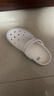 CROCS卡駱馳堆堆洞洞鞋舒適外穿花園洞洞鞋男鞋女鞋老爹鞋|211355 粉筆色-0WV 37 (230mm) /38 曬單實(shí)拍圖