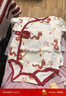 巴厘小豬【2件裝】嬰兒包屁衣秋冬新年服新生兒純棉連體衣百天龍寶寶衣服 狀元蛇寶 80cm 曬單實(shí)拍圖