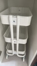 宜家（IKEA）拉斯克家居小推車(chē)三層置物架移動(dòng)茶水桌客廳咖啡桌廚房?jì)ξ锸占{架 白色小號 28*38*61cm 曬單實(shí)拍圖