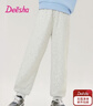 笛莎（DEESHA）童裝女童加絨褲子2025秋冬款女孩保暖甜美基礎百搭休閑束腳褲 曬單實(shí)拍圖