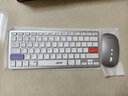 宏碁（acer）雙模鍵鼠套裝OKW131 充電無(wú)線(xiàn)藍牙鍵盤(pán)鼠標套裝辦公 剪刀腳鍵盤(pán) 電腦手機平板ipad通用輕薄便攜 銀 曬單實(shí)拍圖