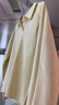 DESCENTE迪桑特DUALIS系列都市通勤女士長(cháng)袖POLO衫 CR-奶油色 2XL (180/96A) 曬單實(shí)拍圖