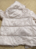 鴨鴨（YAYA）羽絨服女短款2025年冬季新款連帽百搭韓版小個(gè)子面包服外套 米色 M 曬單實(shí)拍圖