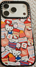 CASETIFY Hello Kitty x CASETiFY 三麗鷗聯(lián)名 貼紙 適用于iPhone17/16/15 Air/Pro/Max手機殼 透明黑框Magsafe iPhone 17 Pro 曬單實(shí)拍圖