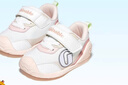 基諾浦（ginoble）嬰兒學(xué)步鞋8-18個(gè)月25年春男女寶寶軟底步前鞋GB2392亮白/粉色 曬單實(shí)拍圖