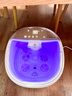 飛利浦（PHILIPS）小白桶泡腳桶泡腳盆加熱足浴盆全自動(dòng)按摩洗腳泡小腿高深桶太極輪噴淋恒溫送父母老婆禮物新年禮物 5227F【小白桶Pro雙效殺菌/玉石按摩】 曬單實(shí)拍圖