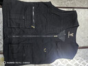 LED男士無(wú)領(lǐng)純棉馬甲春秋背心多口袋馬夾中老年休閑寬松大碼坎肩外套 黑色 8806升級版 4XL 【推薦 166-180斤】 曬單實(shí)拍圖