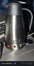 XMSJ車(chē)載燒水壺電熱杯1300ML大容量24v貨車(chē)專(zhuān)用電熱水壺自動(dòng)斷電模式 銀色_24伏1300毫升點(diǎn)煙器插頭線(xiàn) 曬單實(shí)拍圖