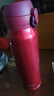 膳魔師（THERMOS）適配原裝膳魔師保溫杯蓋子JNL502 352星巴水杯配件彈跳杯蓋 D玫瑰紅 曬單實(shí)拍圖