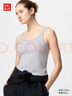 優(yōu)衣庫女裝AIRism棉混紡Bra背心/加杯背心帶胸墊477762 485784 477762/00白色 M 曬單實(shí)拍圖
