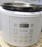 美的電高壓鍋家用0涂層不銹鋼內膽電壓力鍋4-5人 白色電壓力鍋70kPa高壓電飯鍋電飯煲5升雙內膽電壓鍋 【0涂層鋼釜】白色金屬機身 5L 曬單實(shí)拍圖