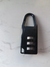 虎頓（HOTUN）迷你密碼鎖掛鎖防盜行李箱背包學(xué)生宿舍書(shū)包辦公室柜門(mén)背包小型防水黑色MG01-21H 曬單實(shí)拍圖
