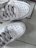 耐克NIKE緩震板鞋女空軍一號 AIR FORCE 1 運動(dòng)鞋 DC9486-111白36.5 曬單實(shí)拍圖