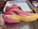 李寧桀驁2丨beng輕彈科技籃球鞋男高幫減震防滑輕便外場(chǎng)運動(dòng)鞋 仙霞粉/綿杏黃-6 曼陀羅 43 曬單實(shí)拍圖
