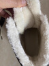 環(huán)球加絨棉鞋女2025新款加厚冬季保暖高幫雪地靴防滑厚底馬丁防寒 曬單實(shí)拍圖