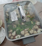 美的（Midea）電火鍋鴛鴦鍋火鍋專(zhuān)用鍋多功能鍋料理烤肉鍋分體式多功能一體電鍋0氟鈦陶電煮鍋HGS352866S 曬單實(shí)拍圖