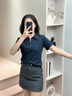 NAOTIEA納奧蒂爾小帆船純棉翻領(lǐng)短袖女2026夏季新款休閑百搭減齡POLO衫 白色 S （建議80-95斤） 曬單實(shí)拍圖