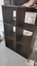 家逸實(shí)木書(shū)架落地書(shū)柜矮書(shū)柜書(shū)房格子柜客廳置物架可疊落儲物柜收納柜 曬單實(shí)拍圖