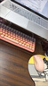 B.O.W航世 K608DL 三模有線(xiàn)藍牙無(wú)線(xiàn)充電鍵盤(pán) 便攜辦公家用手機ipad平板筆記本電腦鍵盤(pán)85鍵 甜心粉漸變 曬單實(shí)拍圖