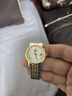 依波（EBOHR）手表女大師系列間金色鋼帶石英防水女表節日禮物新年跨年56690323 曬單實(shí)拍圖