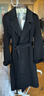 三彩【100綿羊毛】2025冬季新款長(cháng)款雙面呢大衣翻領(lǐng)寬松M 經(jīng)典黑 S 155/80A 曬單實(shí)拍圖