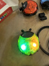 凌云鶴兒童自行車(chē)燈平衡車(chē)燈兒童夜行燈輪轂燈輻條燈夜騎配件車(chē)輪閃光燈 智能款紅綠藍各1個(gè)帶電池 【智能感光，電池可換】 曬單實(shí)拍圖