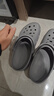 京東京造【專(zhuān)業(yè)防滑】eva洞洞鞋浴室防臭戶(hù)外外穿踩屎感拖鞋女卡其色37-38 曬單實(shí)拍圖