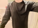 京東京造100支t恤男士高端打底衫內搭26春季新款上衣服男裝長(cháng)袖 耀夜黑2XL 曬單實(shí)拍圖