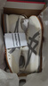 Onitsuka Tiger鬼塚虎男女款慢跑鞋輕便潮流舒適休閑鞋子時(shí)尚運動(dòng)鞋DUALIO 米色/灰色 41.5 曬單實(shí)拍圖