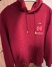李寧故宮聯(lián)名丨男子新年紅吸汗舒適易去污寬松套頭連帽衛衣AWDW115 曬單實(shí)拍圖