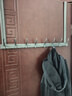 門(mén)后掛鉤掛衣架免打孔門(mén)上臥室衣服掛架墻上壁掛門(mén)背式收納置物架 槍灰新款- 【8鉤壁長(cháng)40cm】免安裝適用多場(chǎng)景 曬單實(shí)拍圖