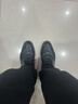 百麗男鞋商務(wù)正裝休閑增高真皮鞋A0917 黑色-內增高 41 曬單實(shí)拍圖
