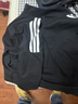 阿迪達斯（adidas）外套男2026春季新款針織立領(lǐng)夾克外套防風(fēng)棉質(zhì)運動(dòng)服 黑白 S 曬單實(shí)拍圖