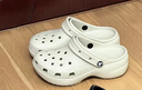卡駱馳（CROCS）貝雅云彩女士洞洞鞋休閑鞋|208186 冬日白-11S   37 /38(240mm) 曬單實(shí)拍圖