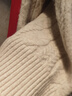 羅蒙（ROMON）高檔羊毛衫女加厚秋冬羊 絨針織新款半高領(lǐng)寬松毛衣打底上衣 米白色 M 100-110斤 曬單實(shí)拍圖