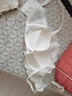 曼妮芬無(wú)鋼圈抹胸防走光文胸蕾絲輕盈舒適簡(jiǎn)約女內衣胸罩 010 白色 75B 曬單實(shí)拍圖