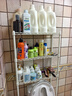 川井馬桶置物架三層衛生間浴室落地收納架坐便器水箱上方儲物架子 曬單實(shí)拍圖