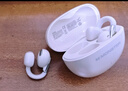 魔聲（Monster）AC225藍牙耳機耳夾式藍牙6.0開(kāi)放式不入耳跑步騎行運動(dòng)耳機通話(huà)降噪夾耳式耳機  奶茶白 曬單實(shí)拍圖