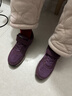 足力健大師老人鞋女秋冬季媽媽鞋中老年媽媽健步鞋奶奶休閑運動(dòng)鞋加絨棉鞋男 A1666紫色女款 四季款 38 曬單實(shí)拍圖